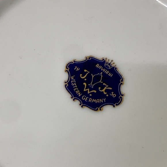 Mid Century Vintage JK Bavaria Western Germany Le Cresson Salad Plate - Picture 12 of 14